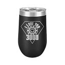 I Love You 3000 メタル ハート リアクター フィルム パロディ - ポーラー キャメル 16 オンス 真空断熱ステムレスタンブラー 蓋付き (ブラック) Hat Shark I Love You 3000 Metal Heart Reactor Film Parody - Polar Camel 16 oz. Vacuu