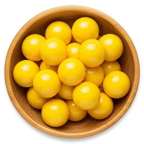 NY Spice Shop Banana Gumballs - 1 Pound Gumballs for Gumball Machine - Chewing Gum Dubble Bubble Gumballs - Fruit Flavored Bulk Candy - Old Fashioned Candy for Machine Refill - 50 Pcs - 1 Inches