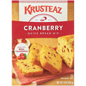 Krusteaz クランベリー オレンジ クイック ブレッド ミックス、18.6 オンス、12 個 Krusteaz Cranberry Orange Quick Bread Mix, 18.6 Oz, 12Count