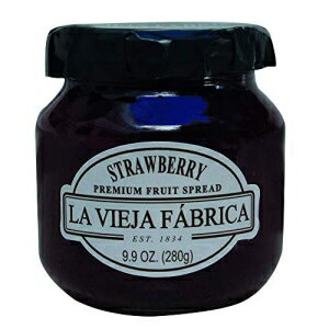 Mario Camacho La Vieja t@ubN Xgx[ v~A t[c XvbhA9.9 tʃIX (8 pbN) Mario Camacho La Vieja Fabric Strawberry Premium Fruit Spread, 9.9 Fl Oz (Pack of 8)