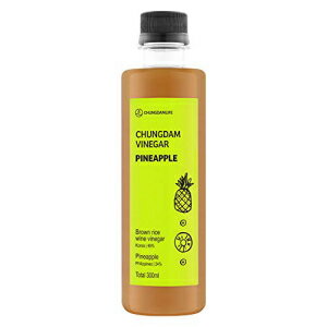 Chungdamlife手作り韓国フルーツビネガーダイエットパイナップル、10オンス（300ml） Chungdam Vinegar Chungdamlife Handmade Korean Fruit Vinegar Diet PINEAPPLE, 10oz(300ml)