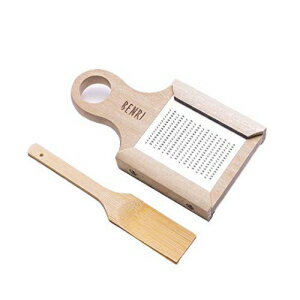 Benri 木製おろし金 わさび生姜 にんにく用 竹製スクレーパー付き 日本製 わさびおろし Benri Japanese Wooden Grater, for Wasabi Ginger and Garlic with Bamboo Scraper Made in Japan Wasabi Oroshi