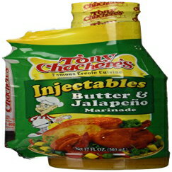 Tony Chachere CWFN^u}lACWFN^[tAo^[Any[jA3 JEg Tony Chachere Injectable Marinades with Injector, Butter and Jalapeno, 3 Count