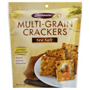 クランチマスター クラッカー シーソルト 4.5オンス (12個パック) Crunchmaster Crackers Sea Salt 4.5oz (Pack of 12)