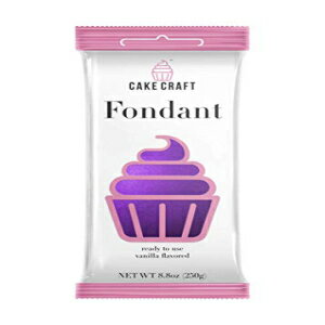 ケーキクラフトロールフォンダンディープパープル8.8オンス Cake Craft Rolled Fondant Deep Purple 8.8 Ounces