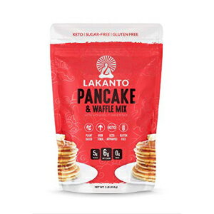 Lakanto低炭水化物パンケーキとワッフルミックス、グルテンフリー（1ポンド） Lakanto Low-Carb Pancake and Waffle Mix, Gluten-Free (1 Pound)