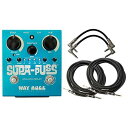 Way Huge WHE707 Supa Puss アナログ ディレイ ペダル、無料ケーブル 4 本付き Way Huge WHE707 Supa Puss Analog Delay Pedal w/4 Free Cables