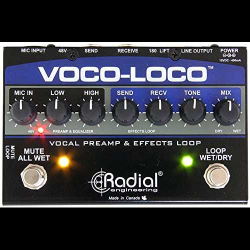 Radial Engineering Voco-Loco Vocal Preamp and Effect Switcher