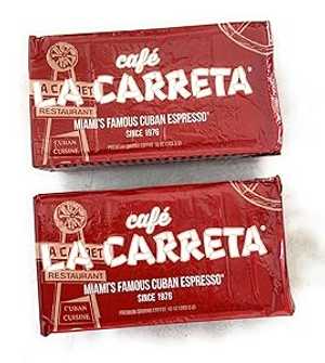 楽天Glomarket10 Ounce （Pack of 2）, Espresso, Cafe La Carreta Espresso Coffee 10 oz Miami Cuban-style Espresso