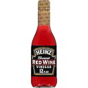 ハインツ グルメ 赤ワインビネガー (12 液量オンスのボトル、12 個パック) Heinz Gourmet Red Wine Vinegar (12 fl oz Bottles, Pack of 12)