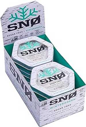 SNØ Wintergreen KETO Xylitol Candy Chips (6-Pack) - SN 1.5oz Tin ...