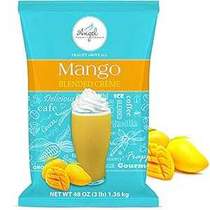 楽天GlomarketAngel Specialty Products、ブレンドスムージー、インスタントフラッペパウダードリンクミックス、3ポンド袋、マンゴー [34食分] Angel Specialty Products, Blended Smoothie, Instant Frappe Powder Drink Mix, 3-Pound Bag, Mango [34 Servings