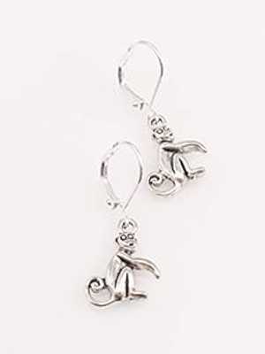 猿のイヤリング Ear-Resistables Monkey Earrings