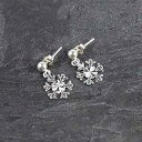 スターリングシルバー スノーフレーク ダングル イヤリング ジュエリー ギフト ママへ Designed by Stacey Jewelry, LLC Ster...
