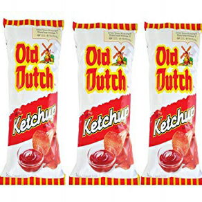 カナダのオールドダッチポテトチップス、ケチャップ、大家族サイズ-3パック Canadian Old Dutch Potato Chips, Ketchup, Large Family size - 3 Pack