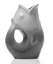 ガーグル ポット オンブル グレー セラミック ビバレッジ ジャグ 42 オンス ゴロゴロ ピッチャー Gurgle Pot Ombre Grey Cerami...