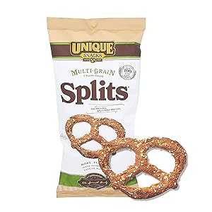 Unique Snacks Multi-Grain Splits Pretzel, Delicious Homestyle Baked Sn...