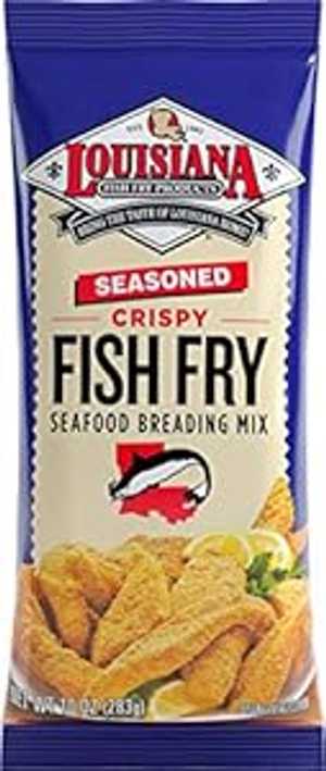 Louisiana Fish Fry Products 味付けフィッシュフライ、10 オンス (12 個パック) Louisiana Fish Fry Products Seasoned Fish Fry, 10 oz (Pack of 12)