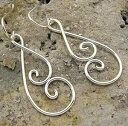 クラウド キャップ ジュエリー スターリング シルバー ダブル スパイラル イヤリング Cloud Cap Jewelry Sterling Silver Do...
