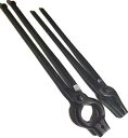 BetterForge Blacksmith トング セット - スターター キット - Wolf Jaw Plus V ビット トング (ミディアム、ブラック...