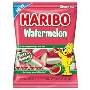 3.1 オンス (1 個パック)、スイカ、ハリボー スイカ、3.1 オンス 3.1 Ounce (Pack of 1), Watermelon, Haribo Watermelon, 3.1 Ozのサムネイル