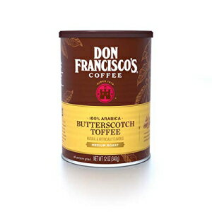ドンフランシスコの挽いたバタースコッチフレーバーコーヒー（12オンス缶） Don Francisco's Ground Butterscotch Flavored Coffee (12-ounce can)