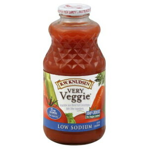 Knudsen ジュース - ベリーベジ/減塩 (95% オーガニック)、32 オンス (6 個パック) Knudsen juices-Very Veggie/Low Salt(95% Organic), 32-Ounce (Pack of 6) 1