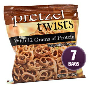 Nashua Nutrition Weight Loss Systems Protein Pretzels - Pretzel Twists (7 Bags) - Low Calorie - Low Fat - Low Carb - High Fiber - Kosher