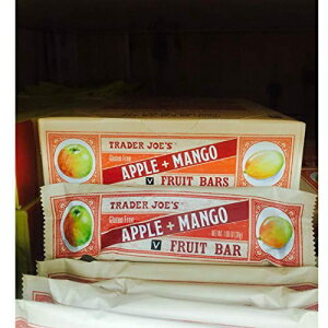 Trader Joe's Gluten Free Apple + Mango Fruit Bars (Pack of 12)
