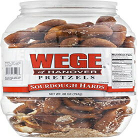 ウェゲ オブ ハノーバー サワードウ ハード プレッツェル (28 オンス バレル) Wege of Hanover Sourdough Hard Pretzels (28-oz Barrel)