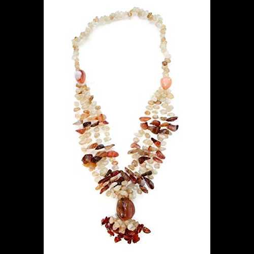 トライバルステートメントビーズネックレスヒーリングクリスタルとタッセル v2C Tribal Statement Beaded Necklace Healing Crystals and Tassel トライバルステートメントビーズネックレスヒーリングクリスタルとタッセル v2C Tribal Statement Beaded Necklace Healing Crystals and Tassel