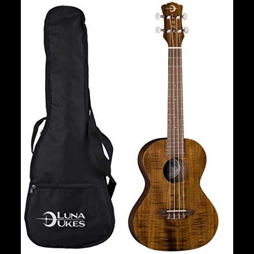  ե졼  ƥʡ  - ƥ ʥ Luna Flamed Acacia Tenor Ukulele - ...