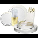 OCCASIONS FINEST PLASTIC TABLEWARE OCCASIONS 640pcs set (80 Guests)-Heavyweight ...