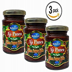 ベルモントアジパンカ赤唐辛子ペースト8オンス-3パック Belmont Natural Products Belmont Aji Panca Red Pepper Paste 8 oz - 3 pack