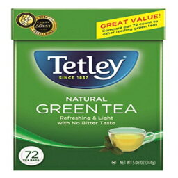 Tetley 緑茶、72 ティーバッグ (6 パック) Tetley Green Tea, 72 Tea Bags (Pack of 6)