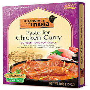 キッチンオブインディアペースト チキンカレー 3.5オンス（6パック） Kitchens Of India Paste, Chicken Curry, 3.5-Ounces (Pack of 6)