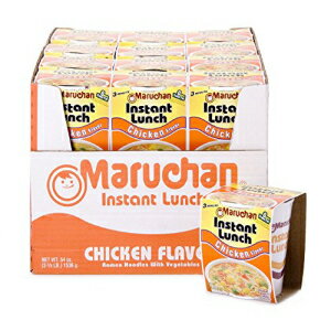 マルちゃんインスタントランチチキンフレーバーカップヌードル、24パック Maruchan Instant Lunch Chicken Flavored Cup Noodle, 24 Pack