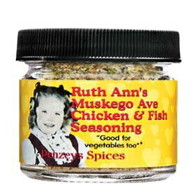 RuthAnnのMuskegoAveチキン/魚の調味料PenzeysSpices1.3オンス1/4カップジャー Ruth Ann's Muskego Ave Chicken/Fish Seasoning By Penzeys Spices 1.3 oz 1/4 cup jar