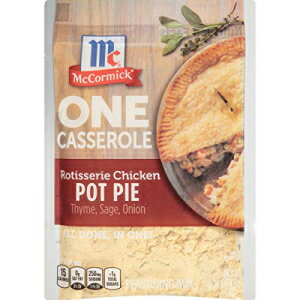 McCormick ONE Casserole Rotisserie Chicken Pot Pie Seasoning Mix, 1.25 oz (Pack of 12)