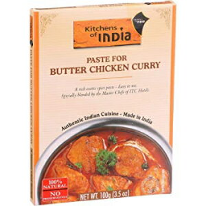 パック1 キッチンオブインディアバターチキンカレーペースト 3.5オンス-1ケースあたり6個。 PACK OF 1, Kitchens of India Butter Chicken Curry Paste, 3.5 Ounce -- 6 per case.