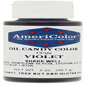 Americolor キャンディー オイル - バイオレット 2 オンス キャンディー オイル カラー Americolor Candy Oil - VIOLET 2 OUNCE CANDY OIL COLOR