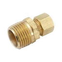Anderson metals corp 710068-0504 5/16 インチ x 1/4 インチ圧縮雄パイプねじコネクタ anderson metals corp 710068-0504 5/16 -Inch x 1/4 -Inch Compression Male Pipe Thread Connector