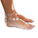 MCC Barefoot Sandals & Lace MCC Handmade Flower Barefoot Sandals, Boho Beach Wed...