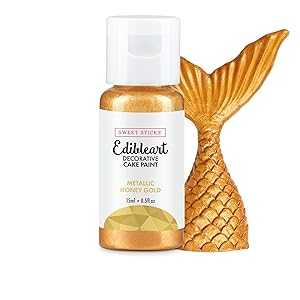 SWEET STICKS Edible Art Decorative Cake t 0.5 Ounce (15 Milliliters), Metallic Honey Gold SWEET STICKS Edible Art Decorative Cake t 0.5 Ounce (15 Milliliters), Metallic Honey Gold