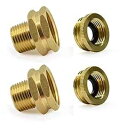 PLG Brass Pipe Fittings,3/4 in.GHT Female 1/2 NPTF Male