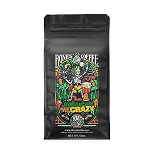 Bones Coffee Company Flavored Coffee Beans, Jamaican Me Crazy Vanilla ...