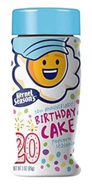 カーネルシーズンのバースデーケーキ味のポップコーン調味料、バースデーケーキ、3オンス、6個パック Kernel Season's Birthday Cake Flavored Popcorn Seasoning, Birthday Cake, 3 Ounce,Pack of 6