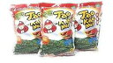 タオケーノイ パリパリ海苔 ホット&スパイシー味 32g 3個パック Tao Kae Noi Crispy Seaweed Hot & Spicy Flavor 32g, 3 Pack
