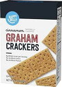 Amazon ブランド - Happy Belly シナモン グラハム クラッカー、14.4 オンス Amazon Brand - Happy Belly Cinnamon Graham Crackers, 14.4 Ounce