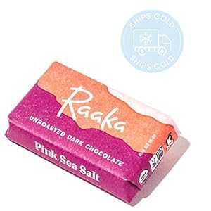 Raaka チョコレート ミニ ドース バー グルメビーントゥバーダークチョコレート ピンクシーソルト味 カカオ71% オーガニック、コーシャー、ビーガン、グルテンフリー 一口チョコレート 30個入り Raaka Chocolate Mini Dose Bars Gourmet Bean-to-Bar Dark